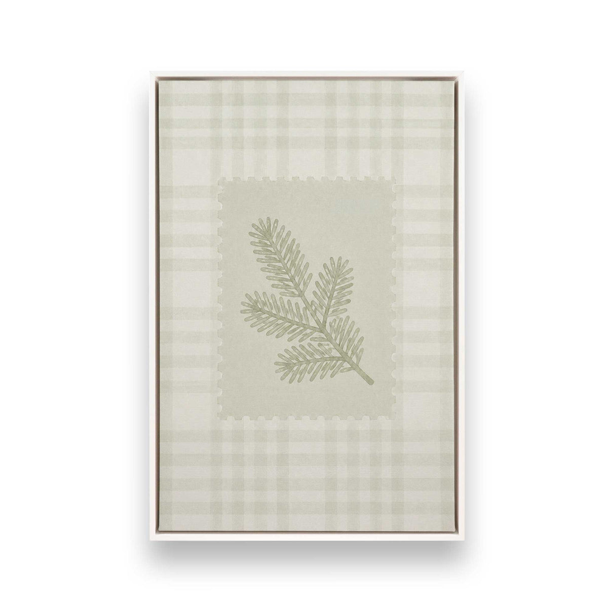 [Color:Opaque White], Picture of art in a White frame