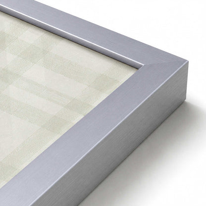 [Color:Polished Chrome], Picture of art in a Polished Chrome frame at an angle