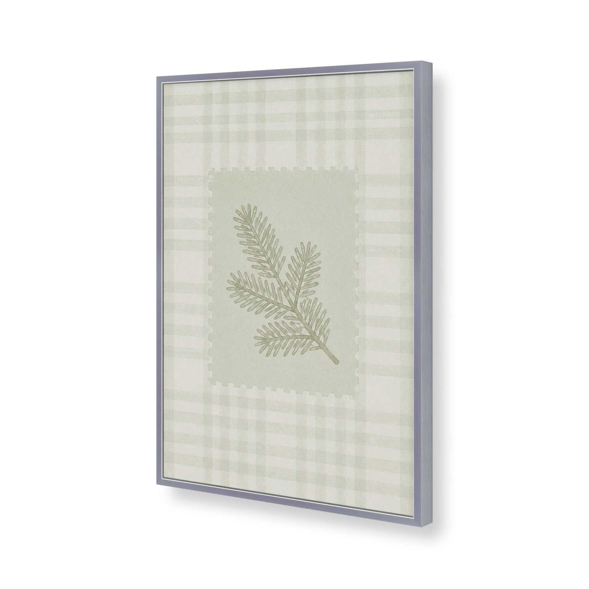 [Color:Polished Chrome], Picture of art in a Polished Chrome frame of the corner