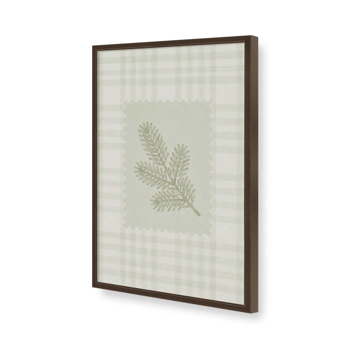 [Color:Belvinder Brown], Picture of art in a Belvinder Brown frame of the corner