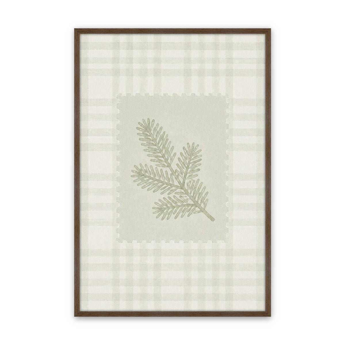 [Color:Walnut], Picture of art in a Walnut frame