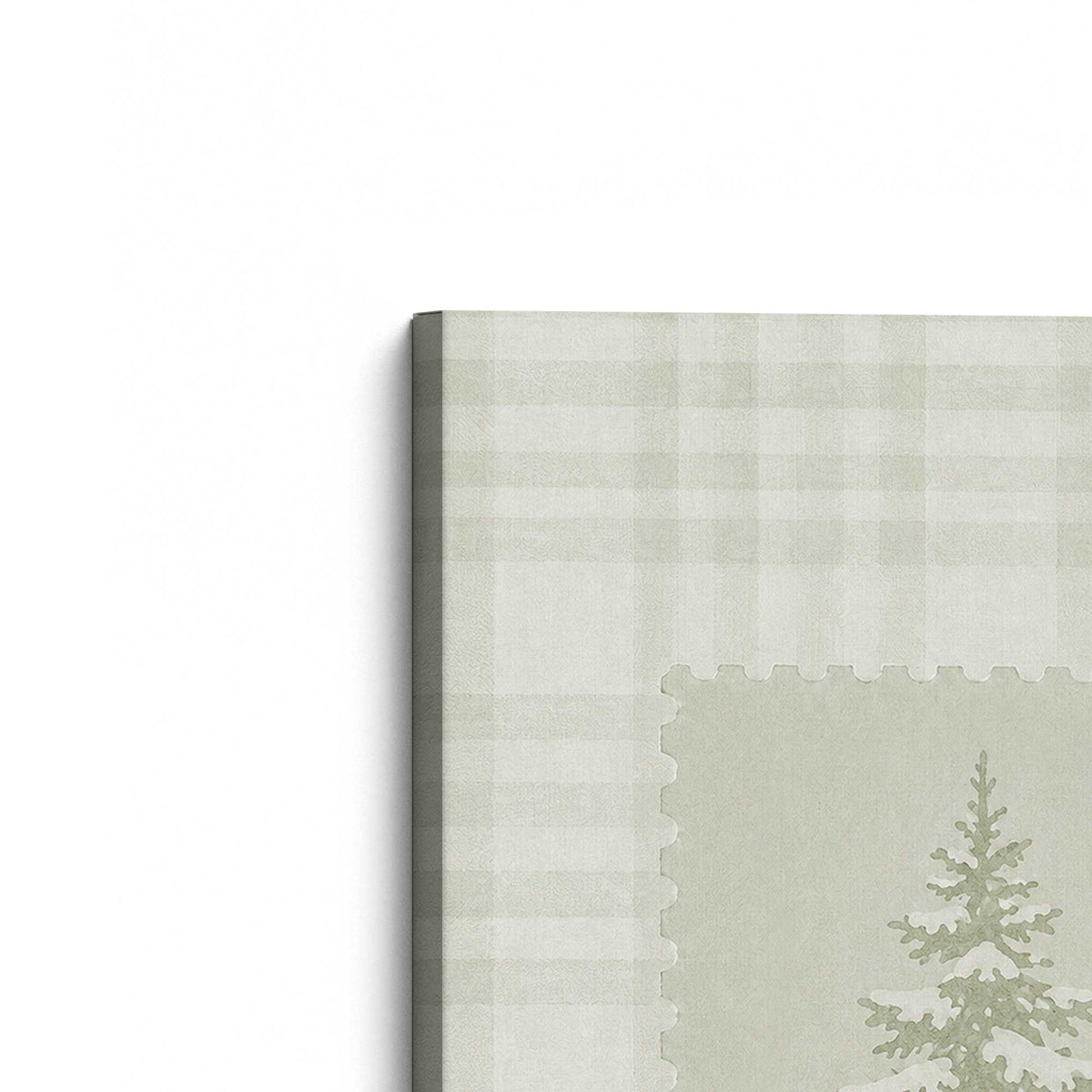 [Color:Stretched Canvas], Picture of the corner of the art