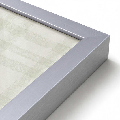 [Color:Polished Chrome], Picture of art in a Polished Chrome frame at an angle