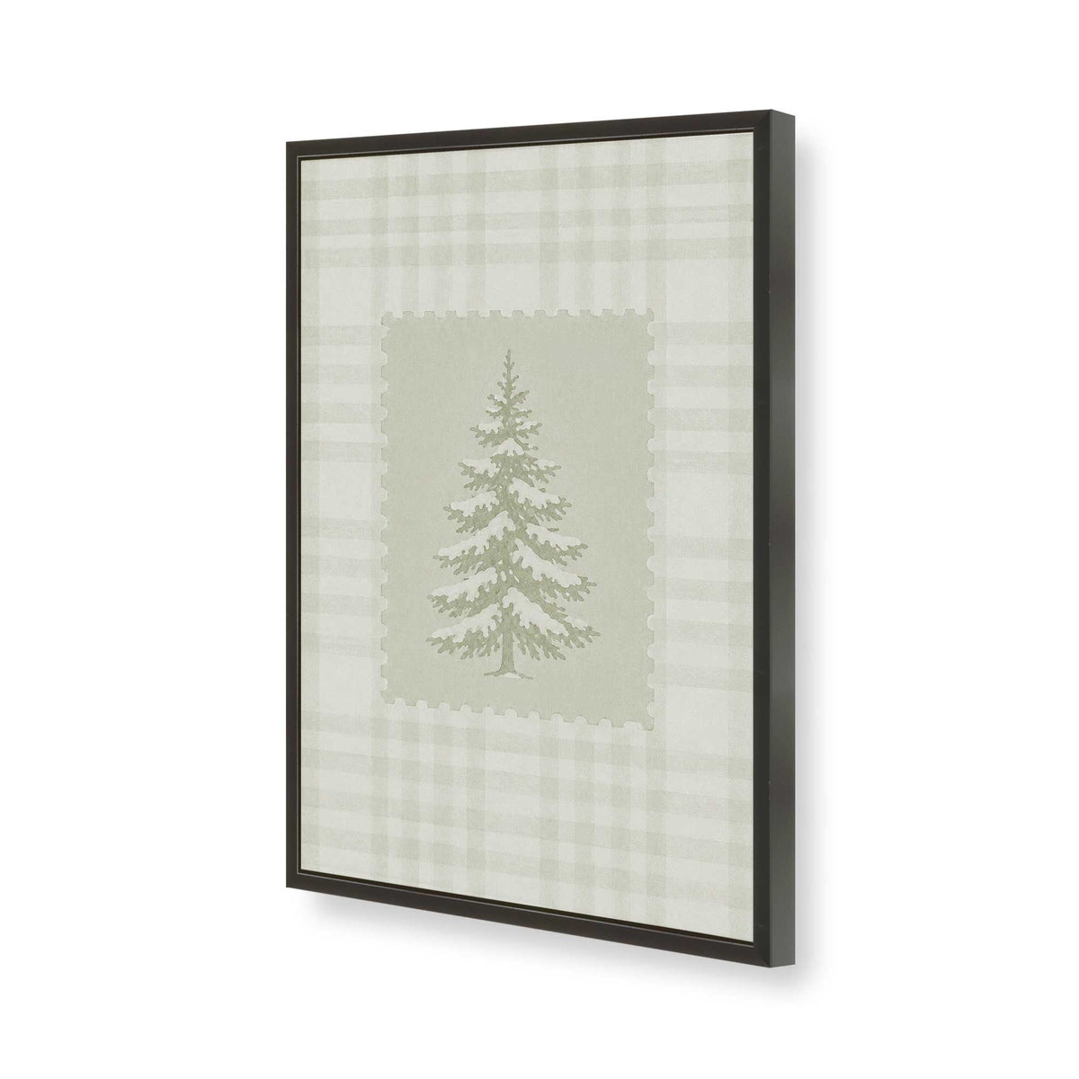 [Color:Satin Black], Picture of art in a Satin Black frame of the corner