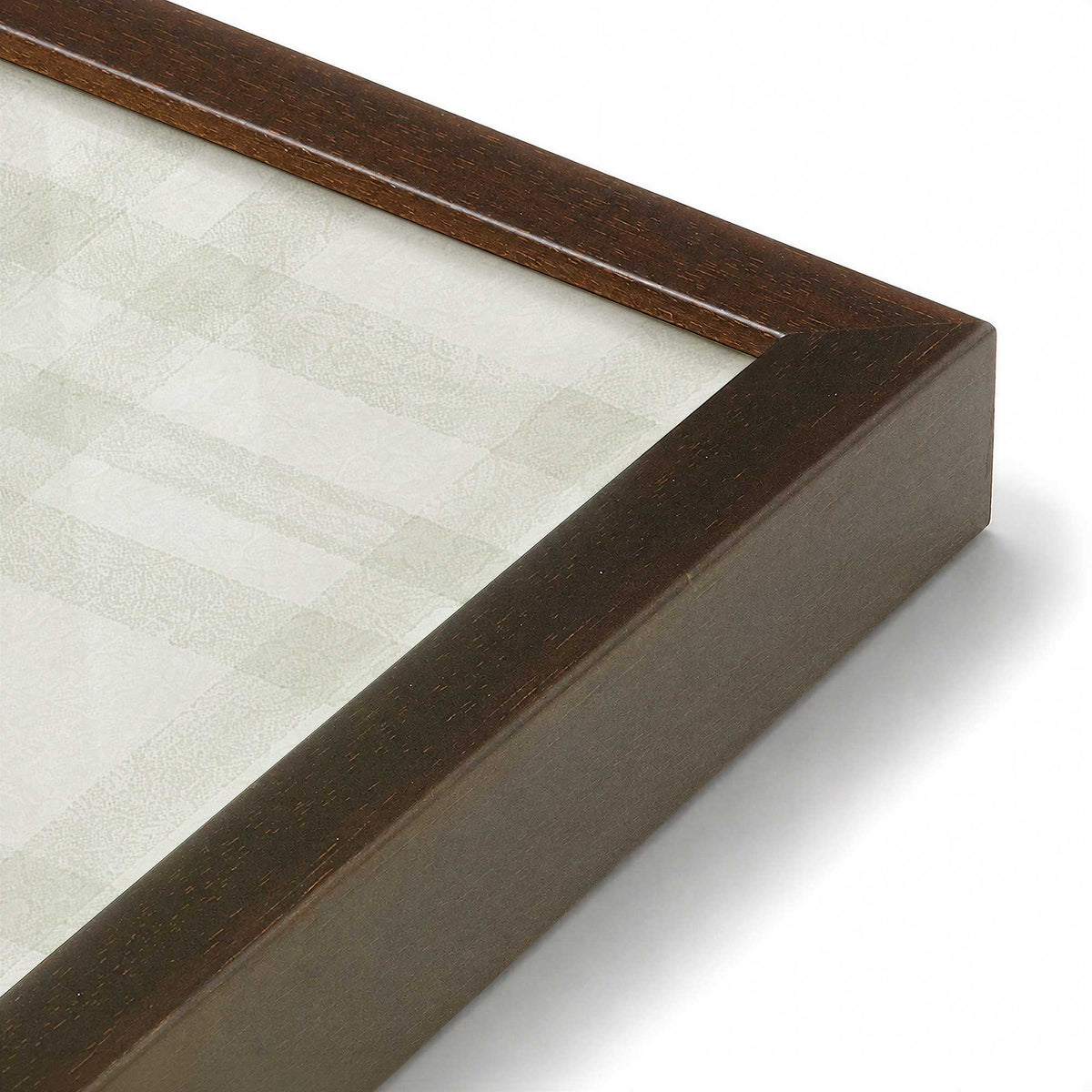 [Color:Belvinder Brown], Picture of art in a Belvinder Brown frame at an angle