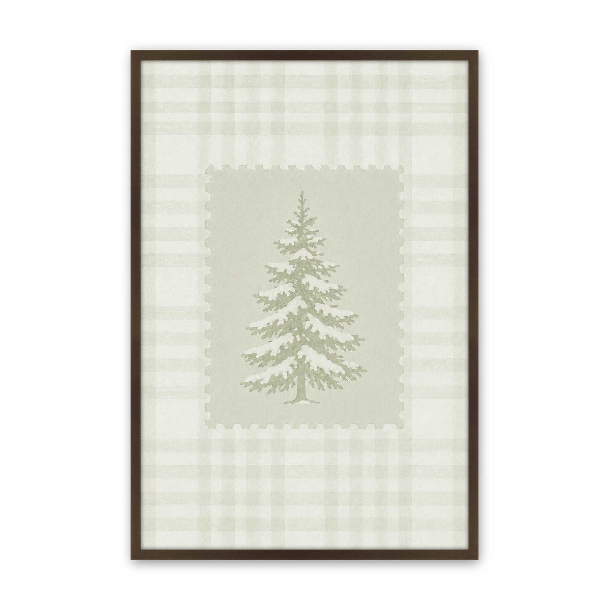 [Color:Brown], Picture of art in a Brown frame