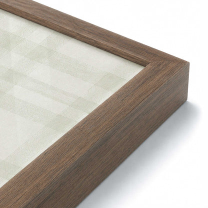 [Color:Walnut], Picture of art in a Walnut frame at an angle