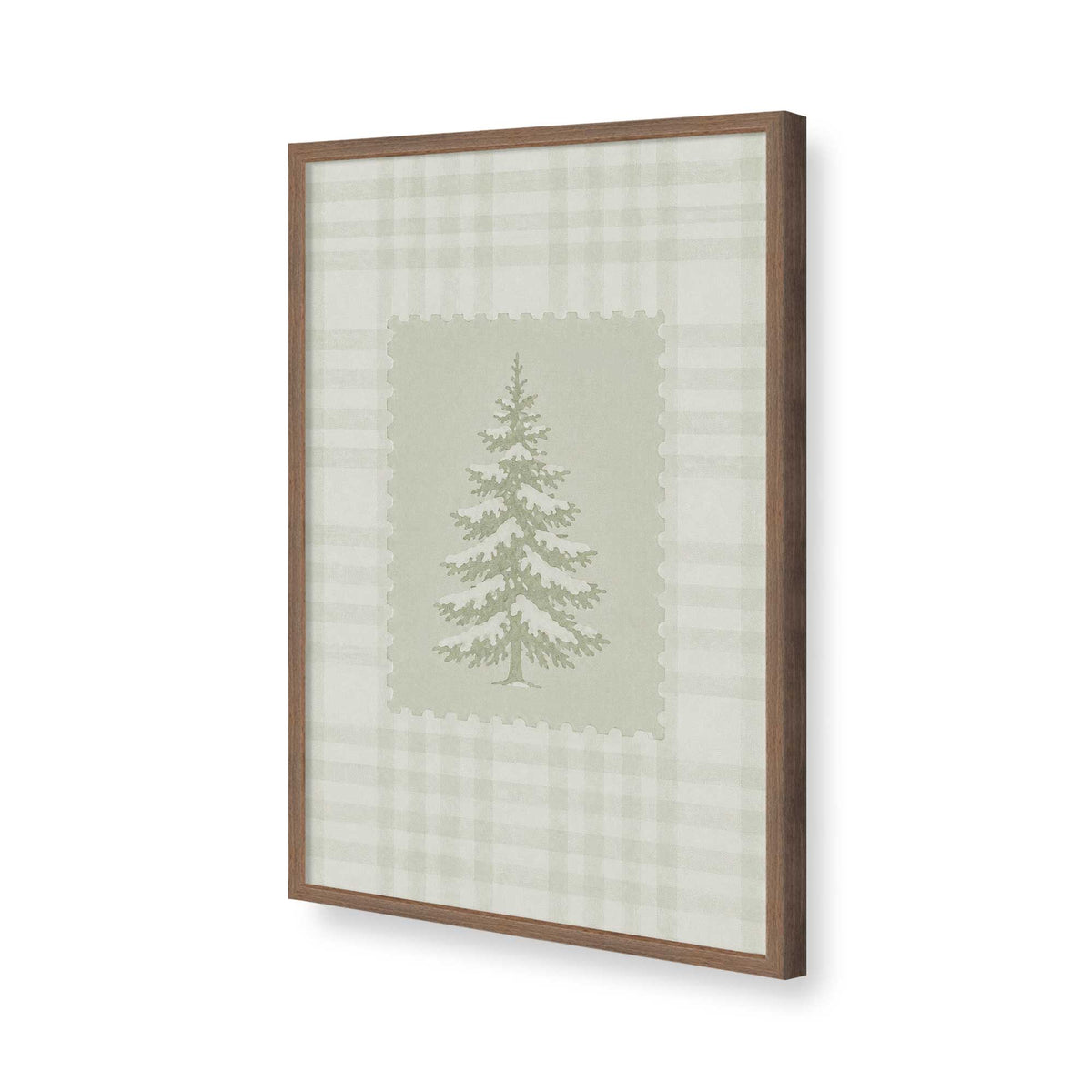 [Color:Walnut], Picture of art in a Walnut frame of the corner