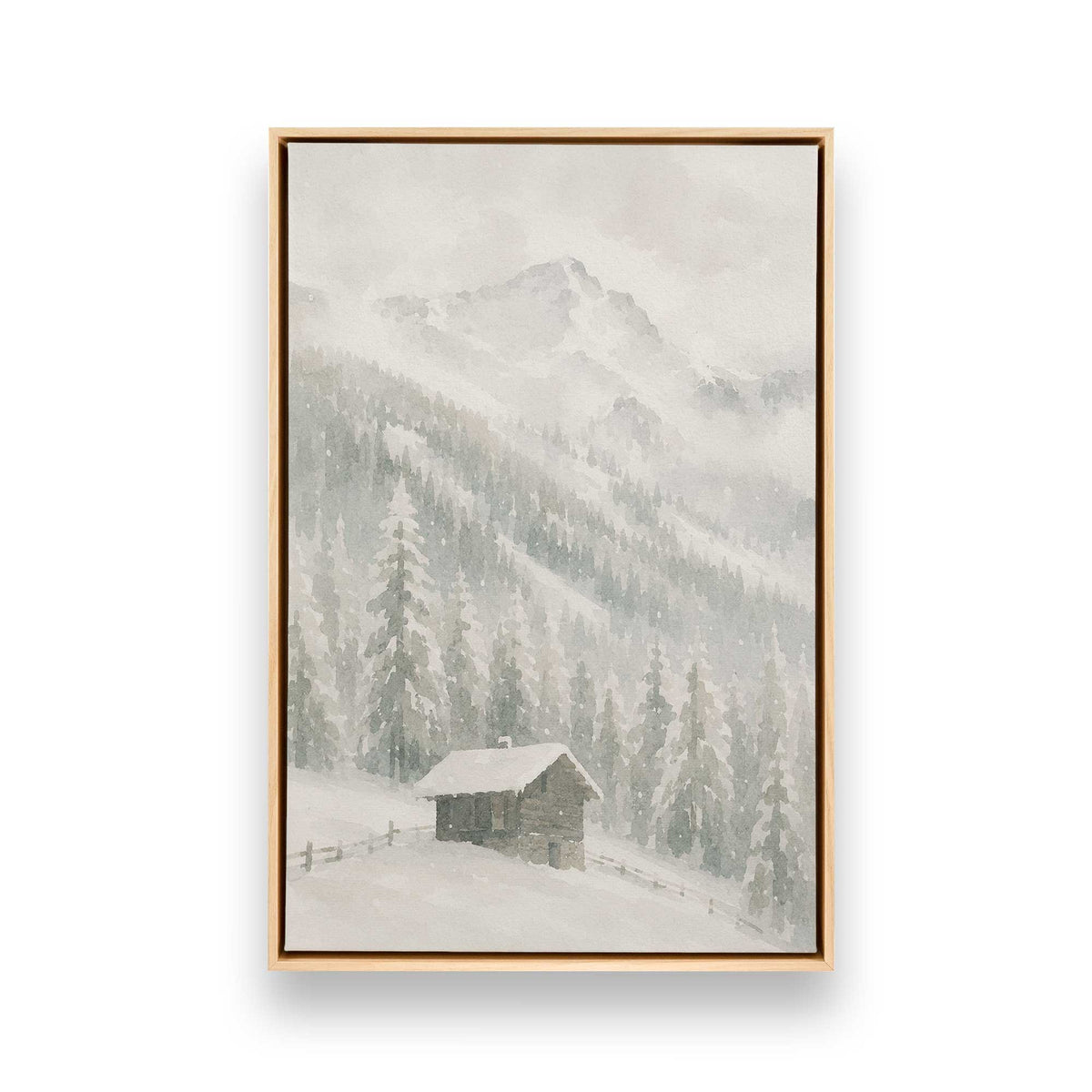 [Color:American Maple], Picture of art in an American Maple frame