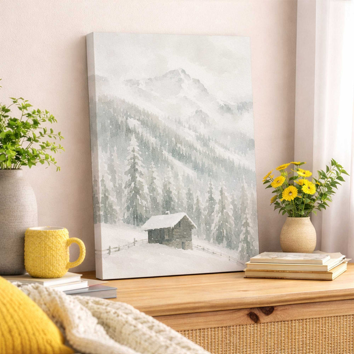 Picture of art in a room