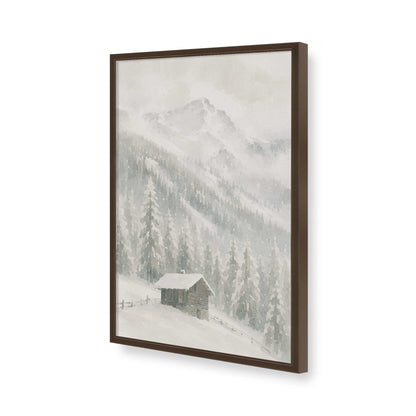 [Color:Brown], Picture of art in a Brown frame of the corner