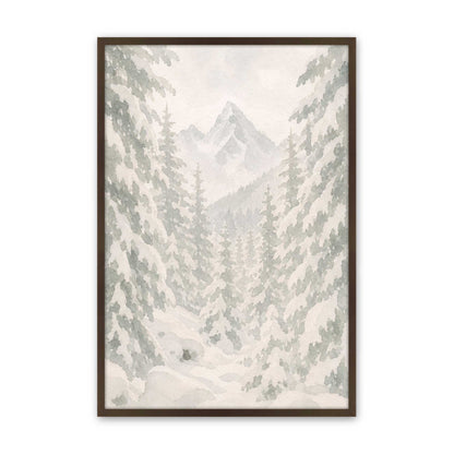 [Color:Belvinder Brown], Picture of art in a Belvinder Brown frame