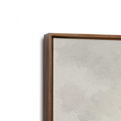 [Color:Walnut], Picture of art in a Walnut frame at an angle