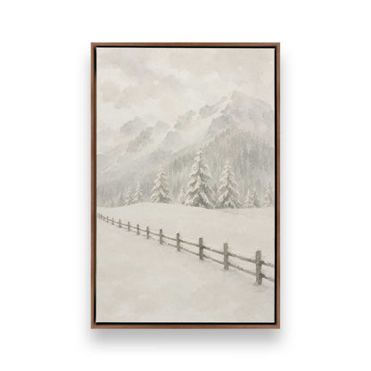 Snowed in Somewhere Duo, Set of 4 Canvas Prints