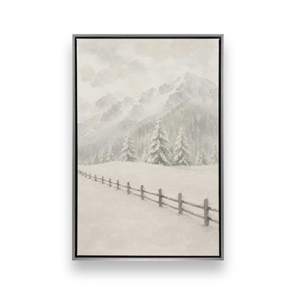 Snowed in Somewhere Duo, Set of 4 Canvas Prints