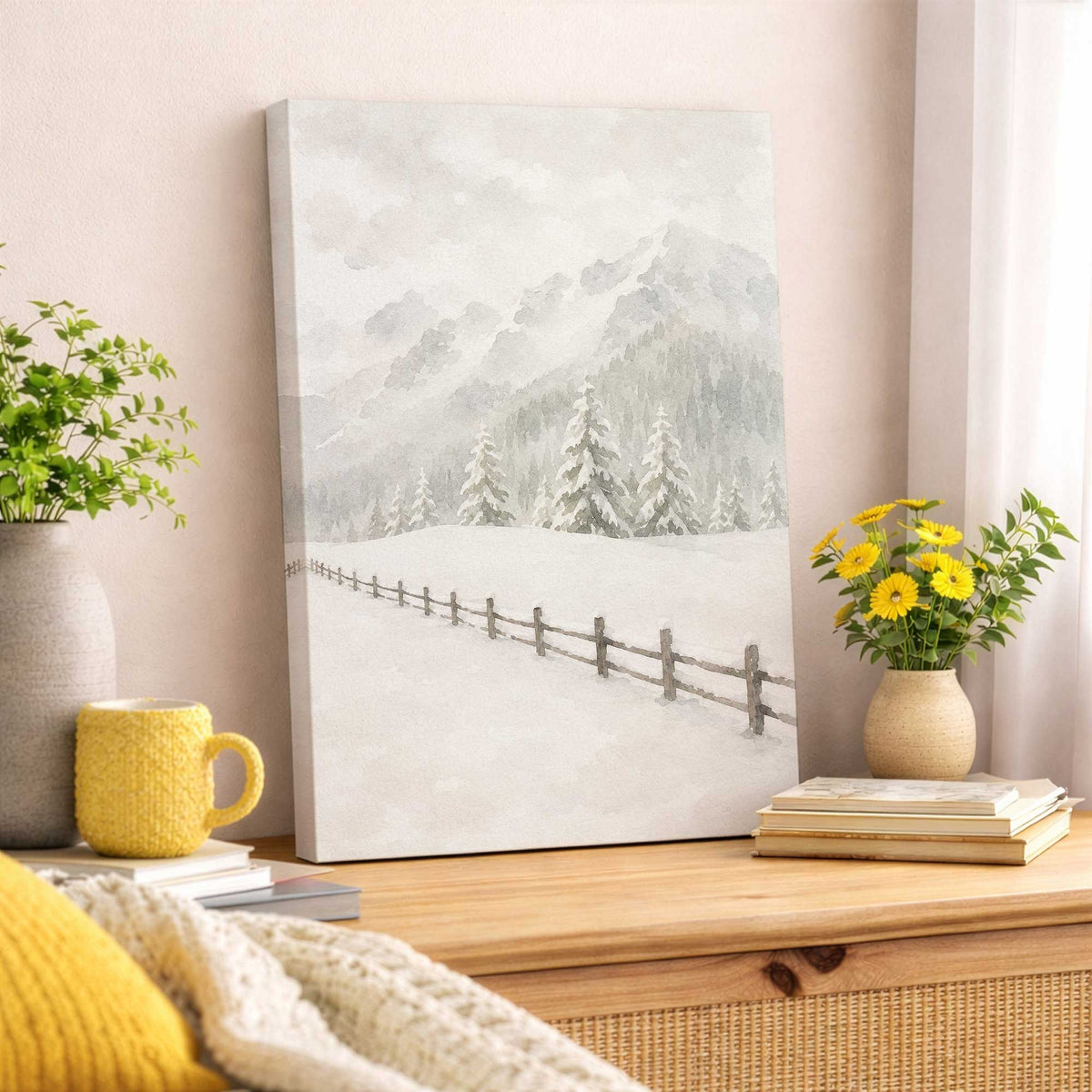 Picture of art in a room