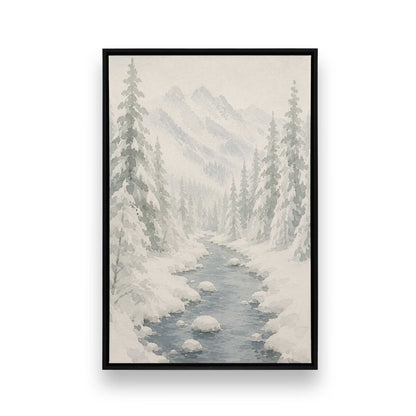 [Color:Satin Black], Picture of art in a Satin Black frame