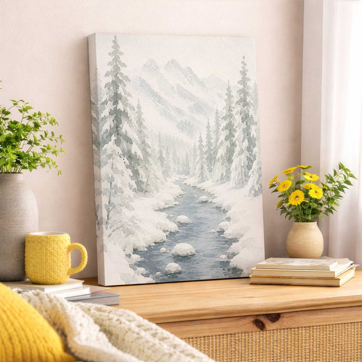 Picture of art in a room