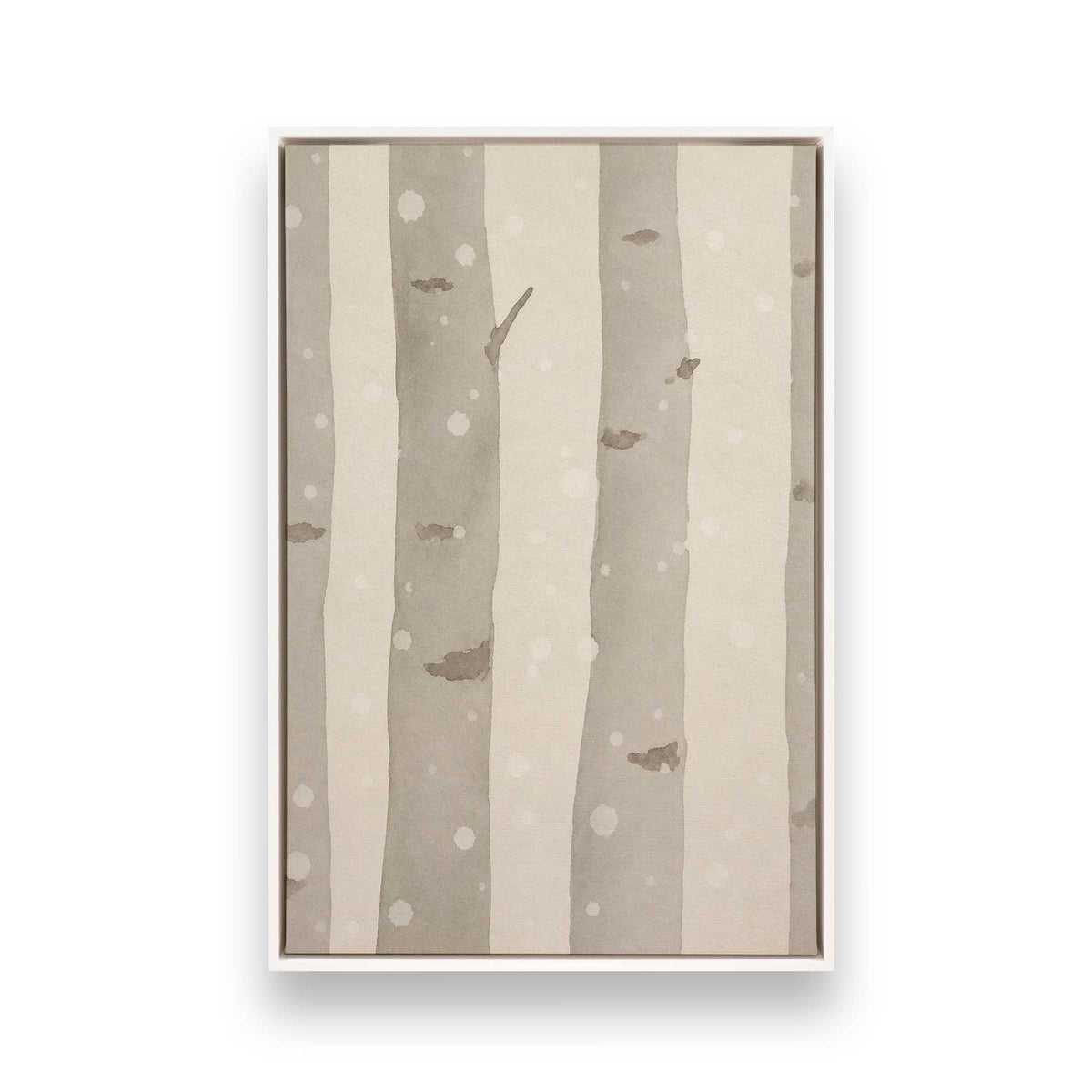 [Color:Opaque White], Picture of art in a White frame