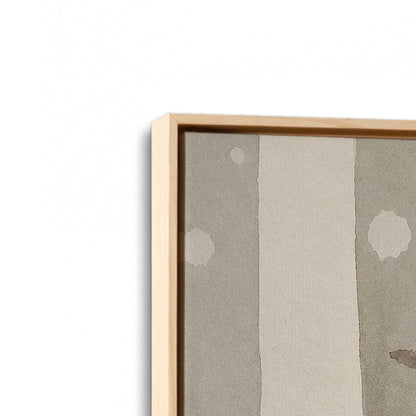 [Color:American Maple], Picture of art in a American Maple frame at an angle
