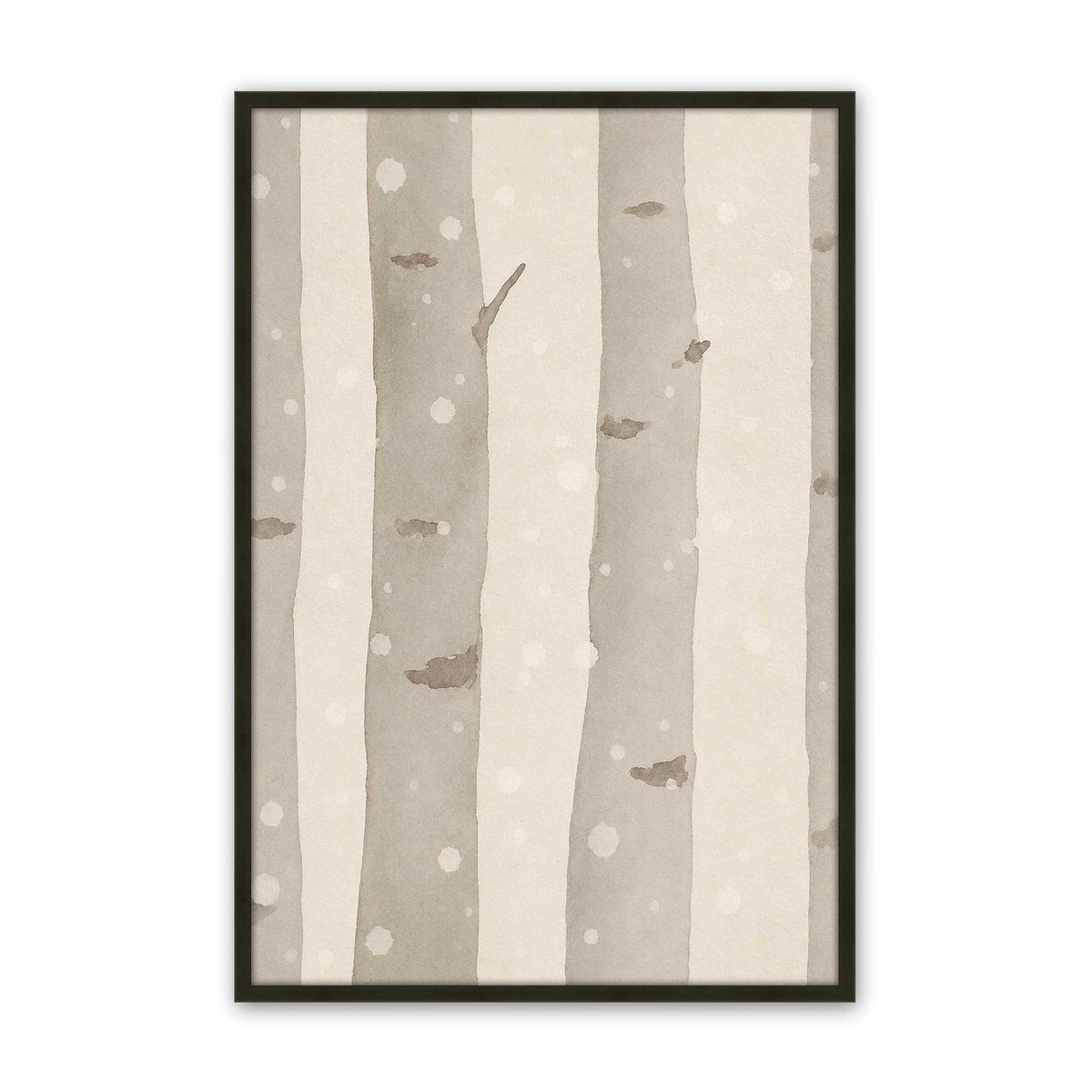 [Color:Satin Black], Picture of art in a Satin Black frame