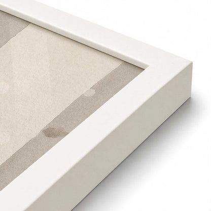 [Color:Opaque White], Picture of art in a Opaque White frame at an angle