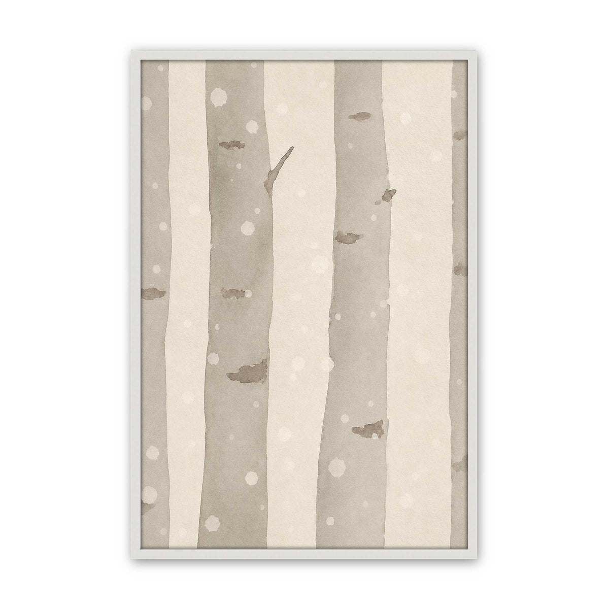 [Color:Opaque White], Picture of art in an Opaque White frame