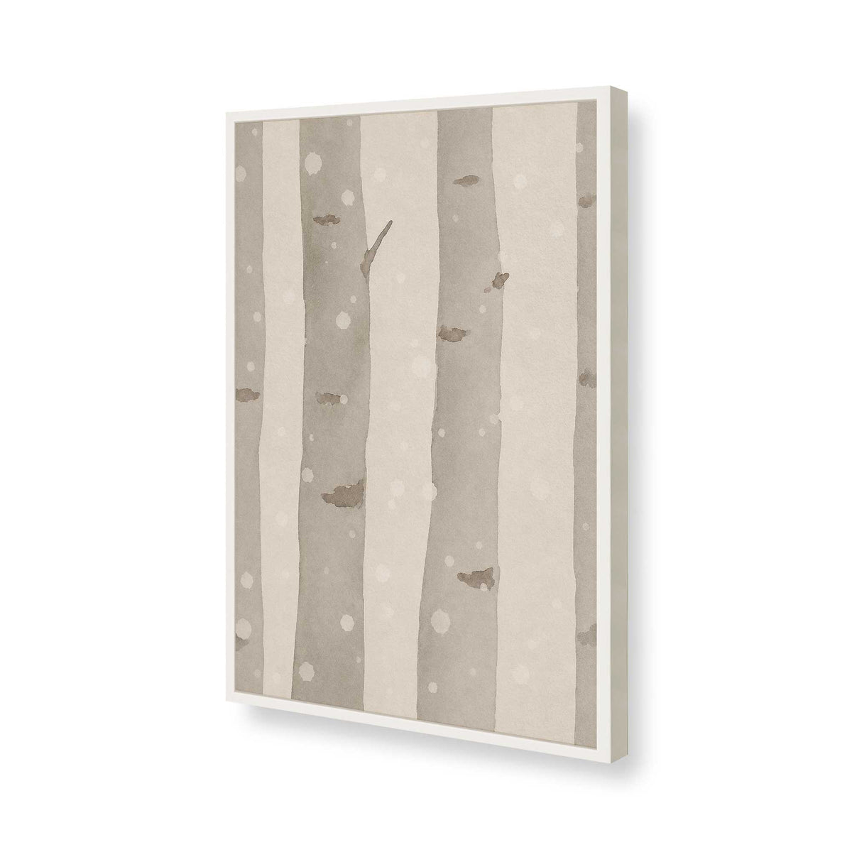 [Color:Opaque White], Picture of art in a Opaque White frame of the corner