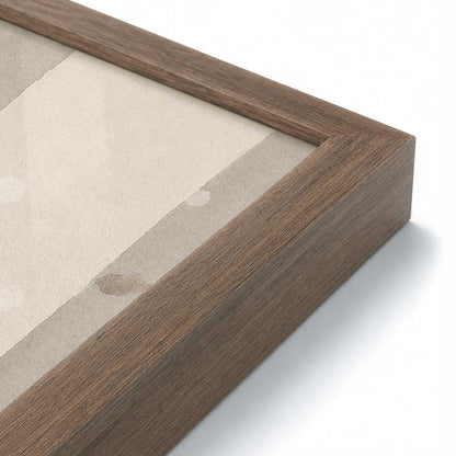 [Color:Walnut], Picture of art in a Walnut frame at an angle