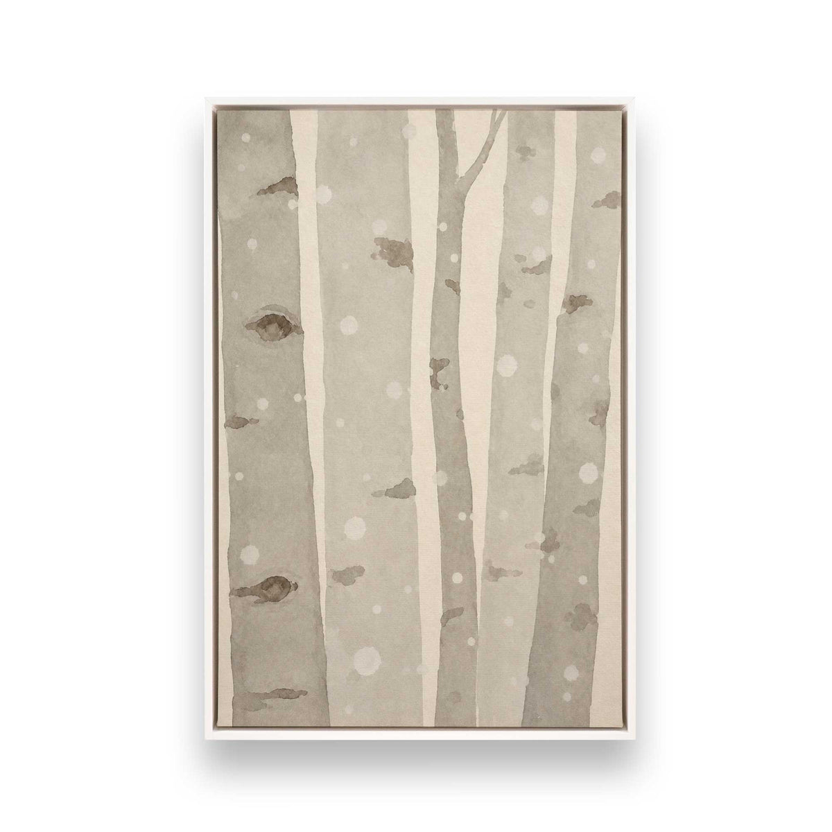 [Color:Opaque White], Picture of art in a White frame
