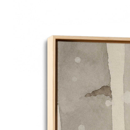 [Color:American Maple], Picture of art in a American Maple frame at an angle