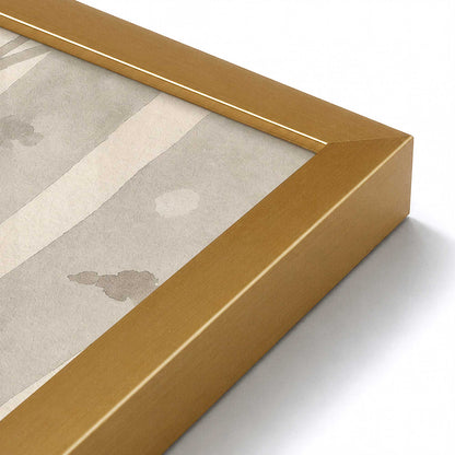[Color:Polished Gold], Picture of art in a Polished Gold frame at an angle