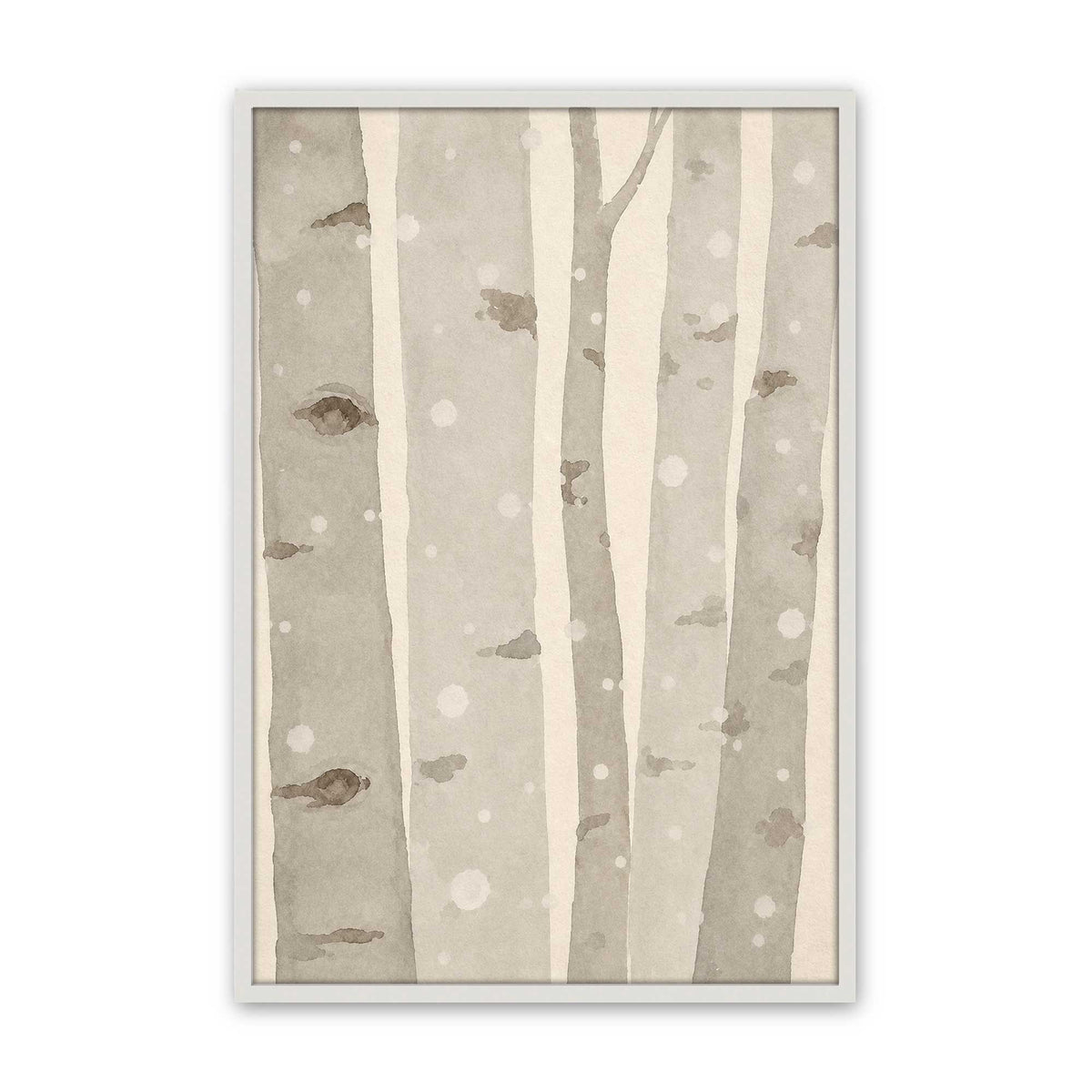 [Color:Opaque White], Picture of art in an Opaque White frame