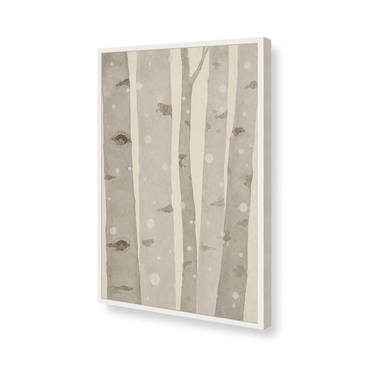 [Color:Opaque White], Picture of art in a Opaque White frame of the corner
