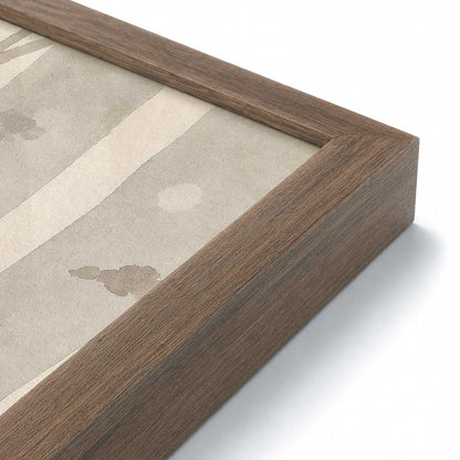 [Color:Walnut], Picture of art in a Walnut frame at an angle