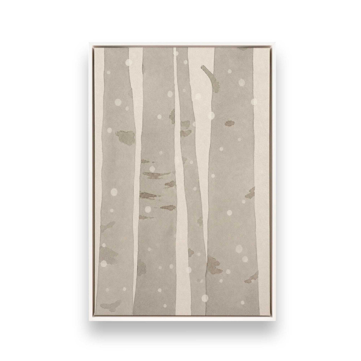 [Color:Opaque White], Picture of art in a White frame