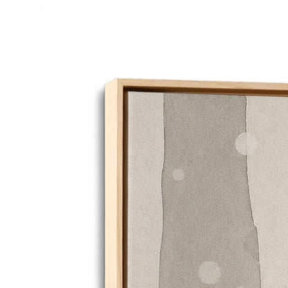 [Color:American Maple], Picture of art in a American Maple frame at an angle