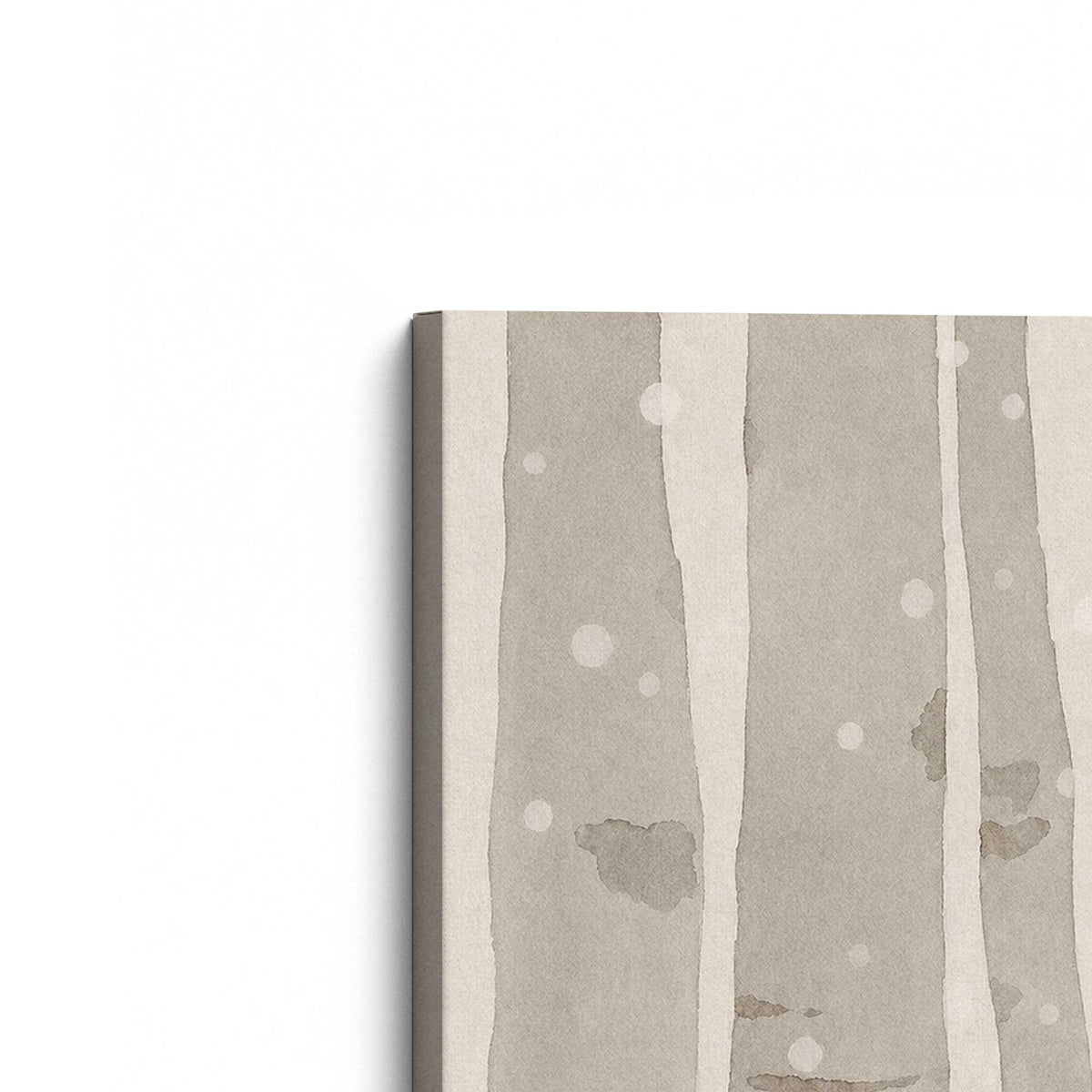 [Color:Stretched Canvas], Picture of the corner of the art
