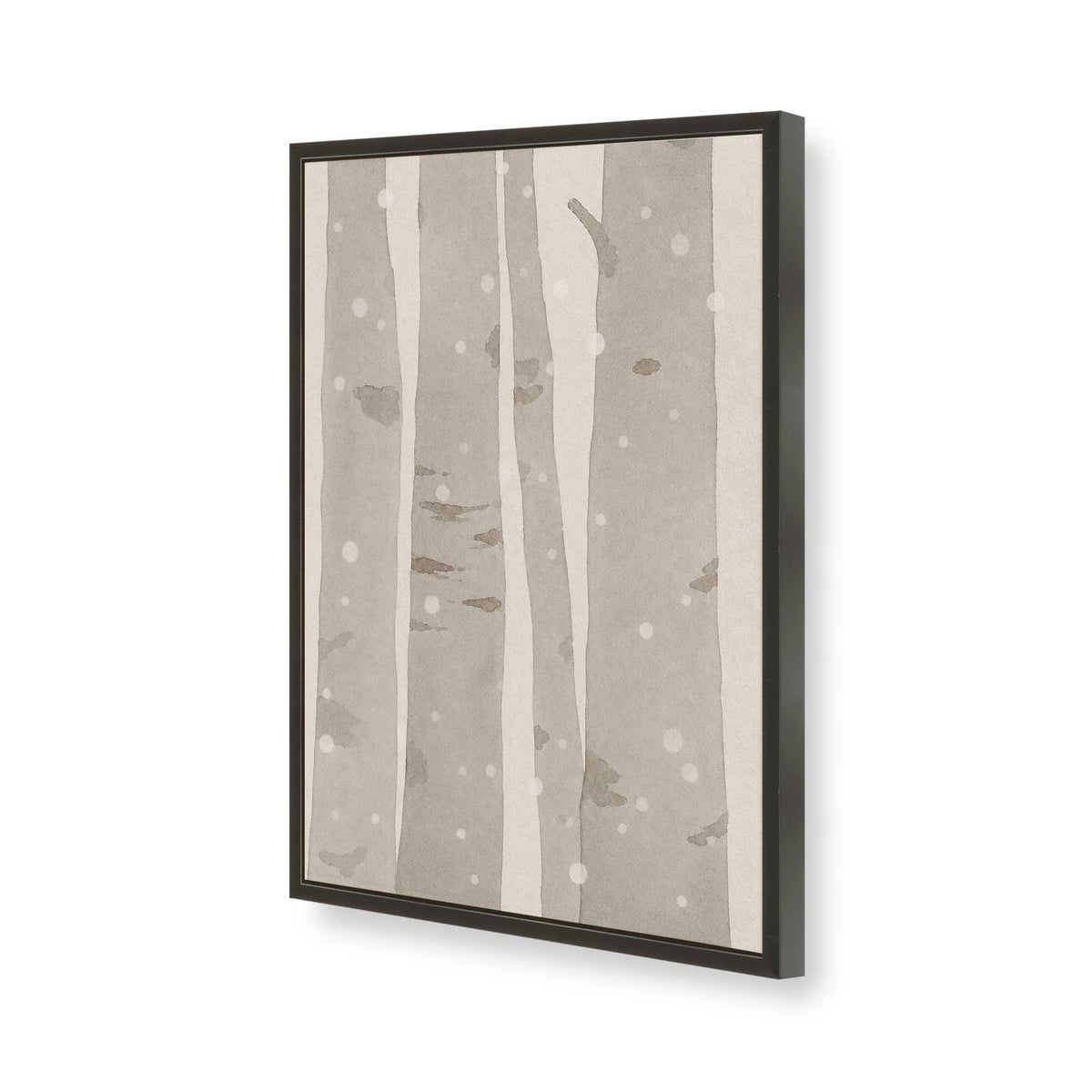 [Color:Satin Black], Picture of art in a Satin Black frame of the corner