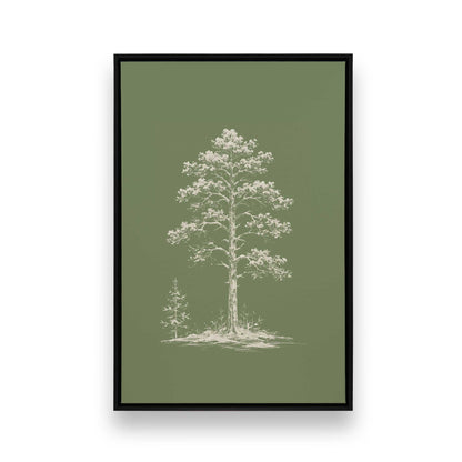 [Color:Satin Black], Picture of art in a Satin Black frame
