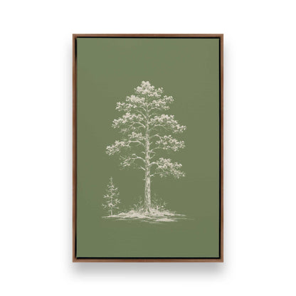 [Color:Walnut], Picture of art in a Walnut frame