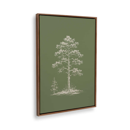 [Color:Walnut], Picture of the corner of the art