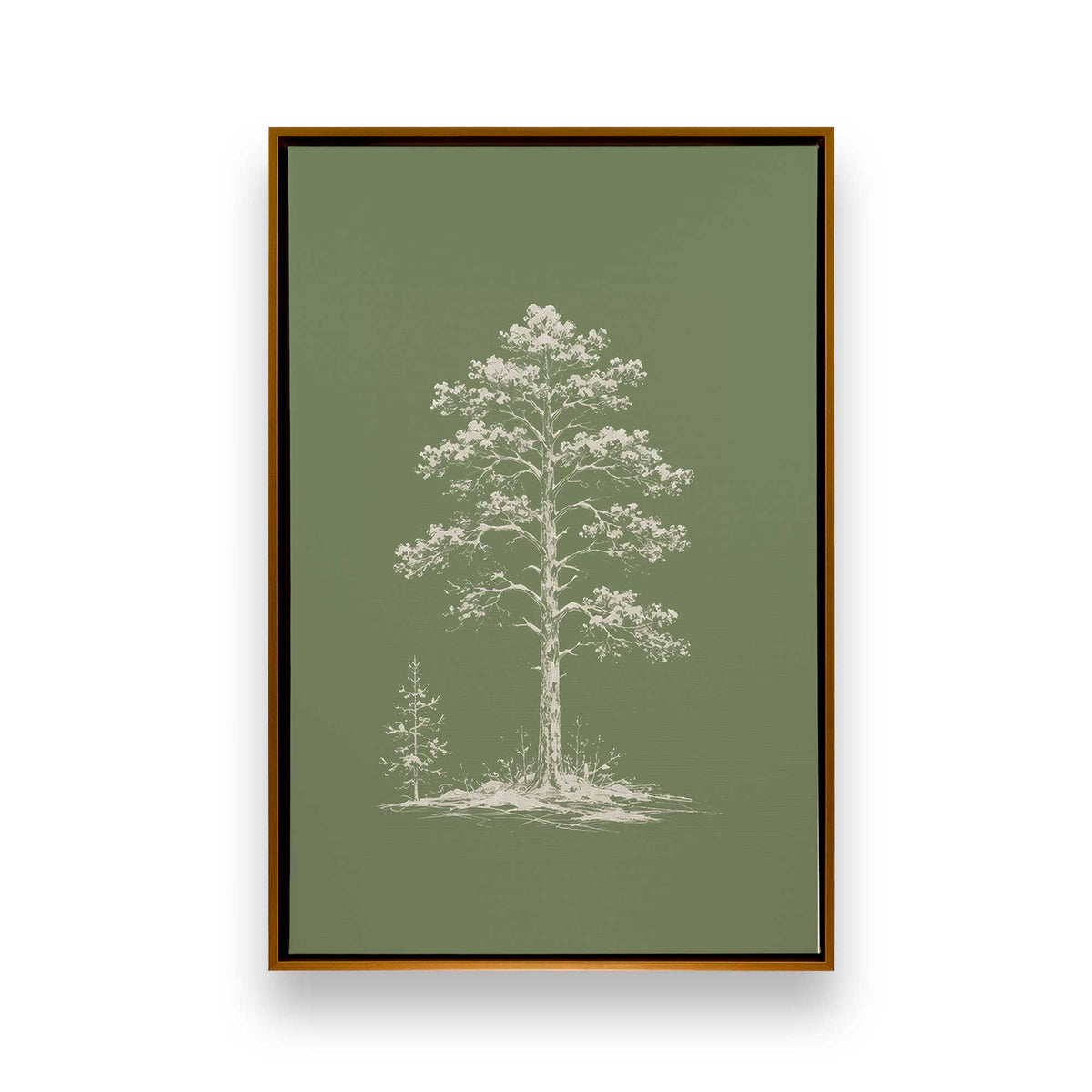 [Color:Polished Gold], Picture of art in a Polished Gold frame