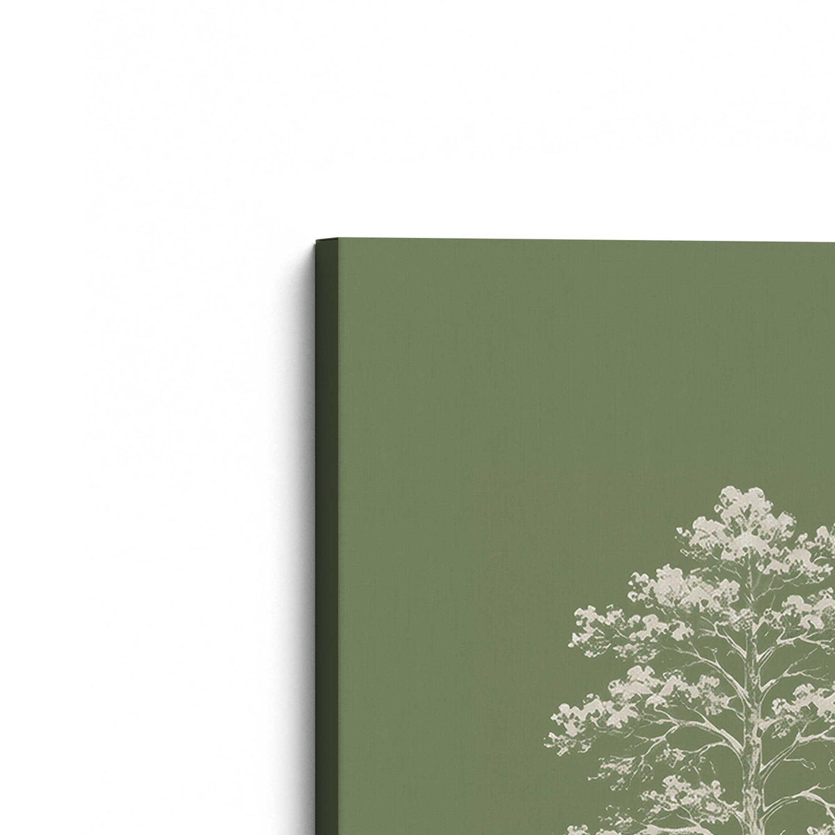 [Color:Stretched Canvas], Picture of the corner of the art