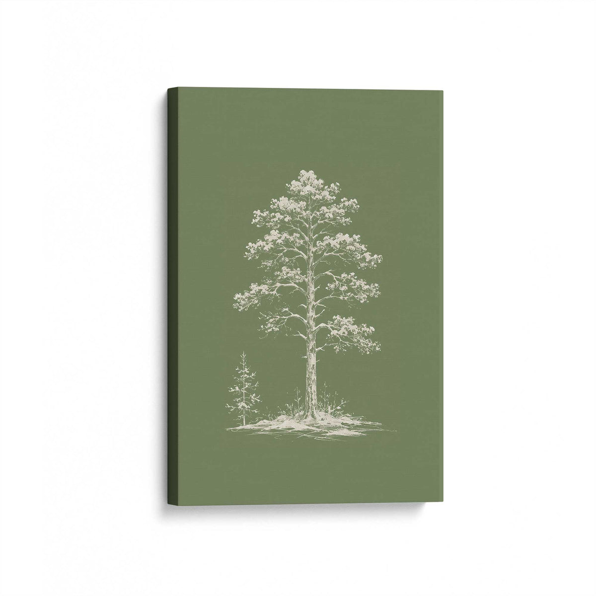 [Color:Stretched Canvas], Picture of art at an angle