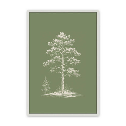 [Color:Opaque White], Picture of art in an Opaque White frame