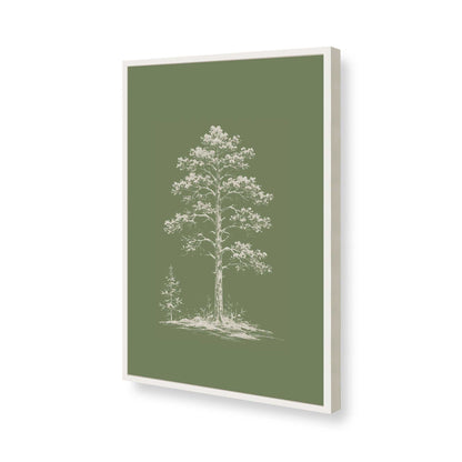 [Color:Opaque White], Picture of art in a Opaque White frame of the corner