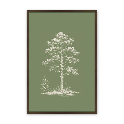 [Color:Belvinder Brown], Picture of art in a Belvinder Brown frame