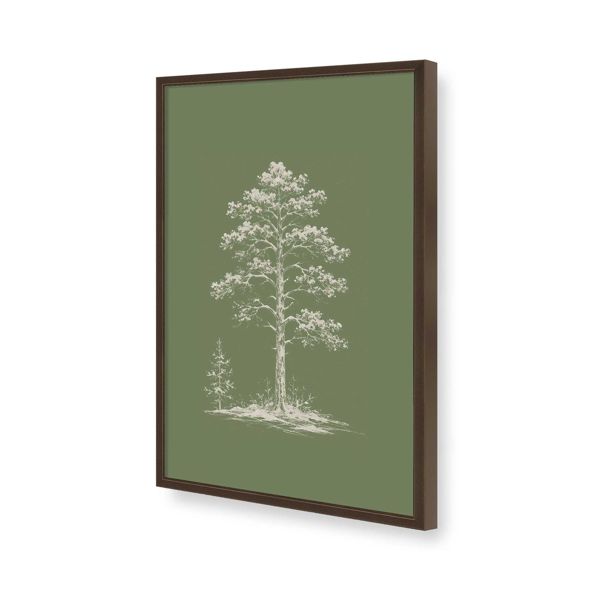 [Color:Belvinder Brown], Picture of art in a Belvinder Brown frame of the corner