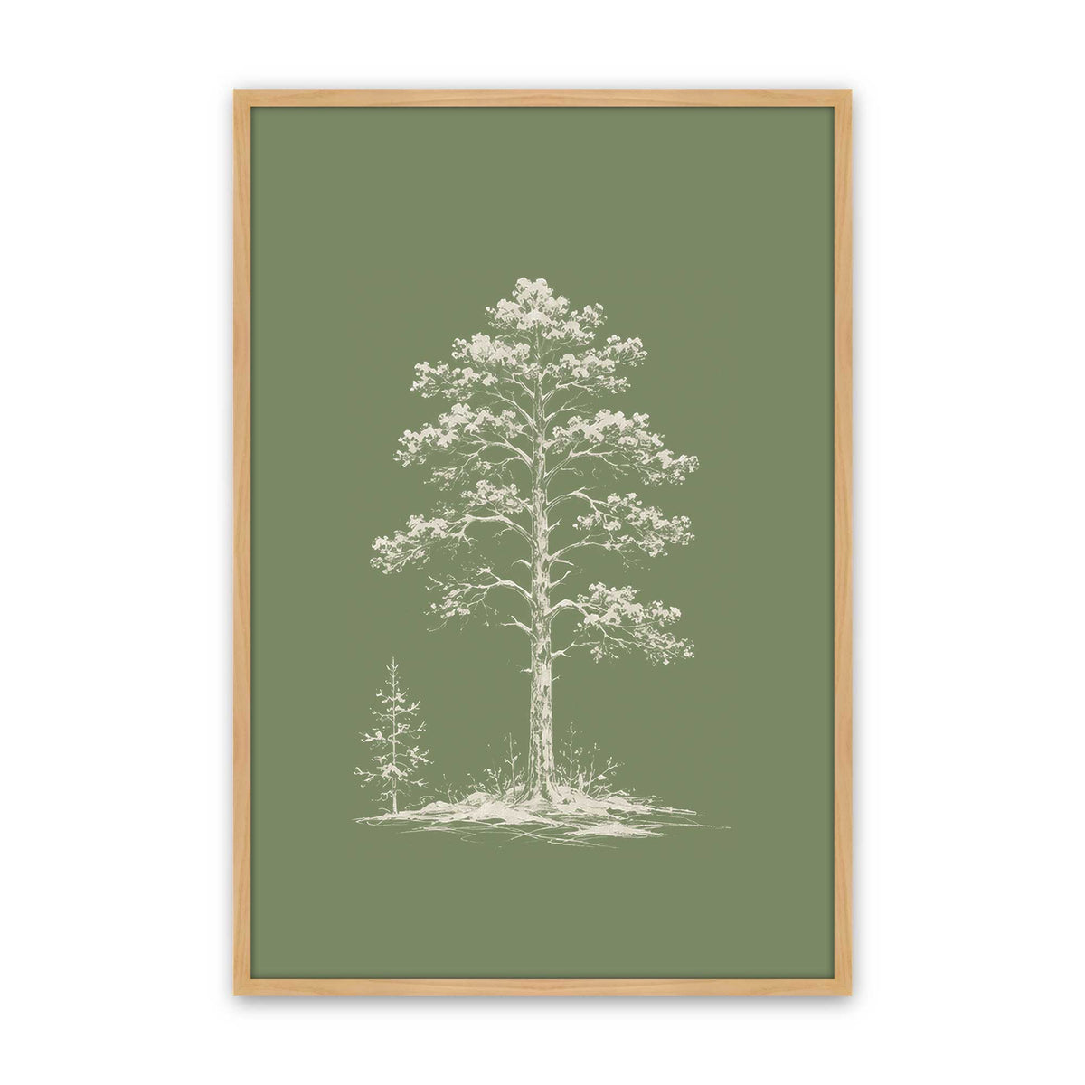 [Color:American Maple], Picture of art in a American Maple frame